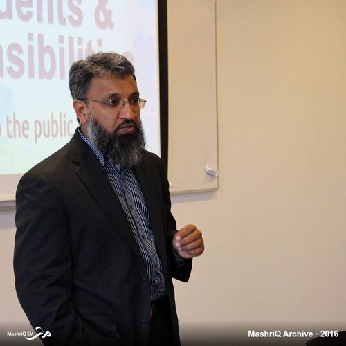 Muslim Students & Their Responsibilities — lezing met dr. Altaf Husain — afbeelding 3 van 5