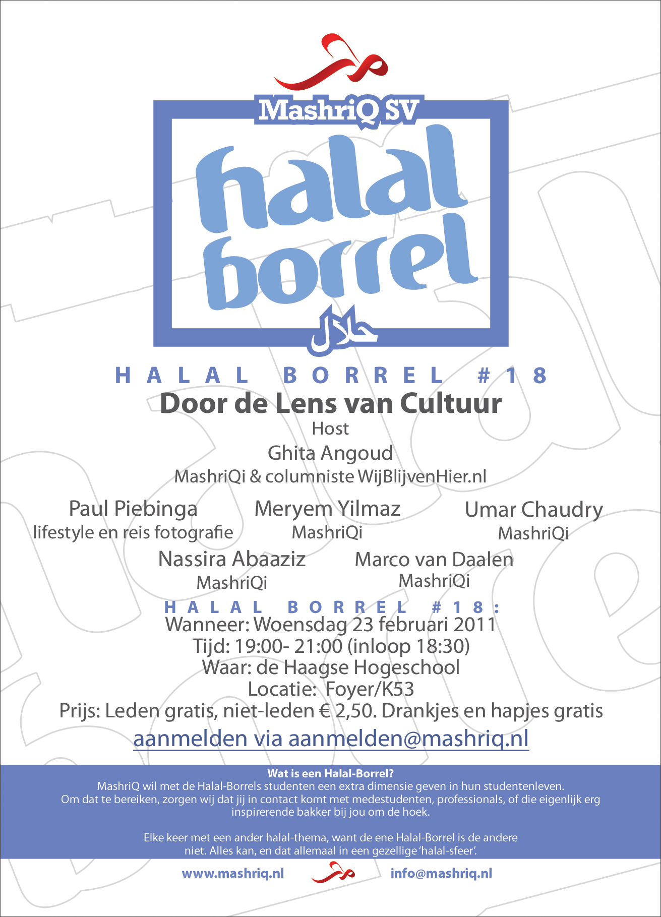 Halal Borrel #18 - Door de Lens van Cultuur
