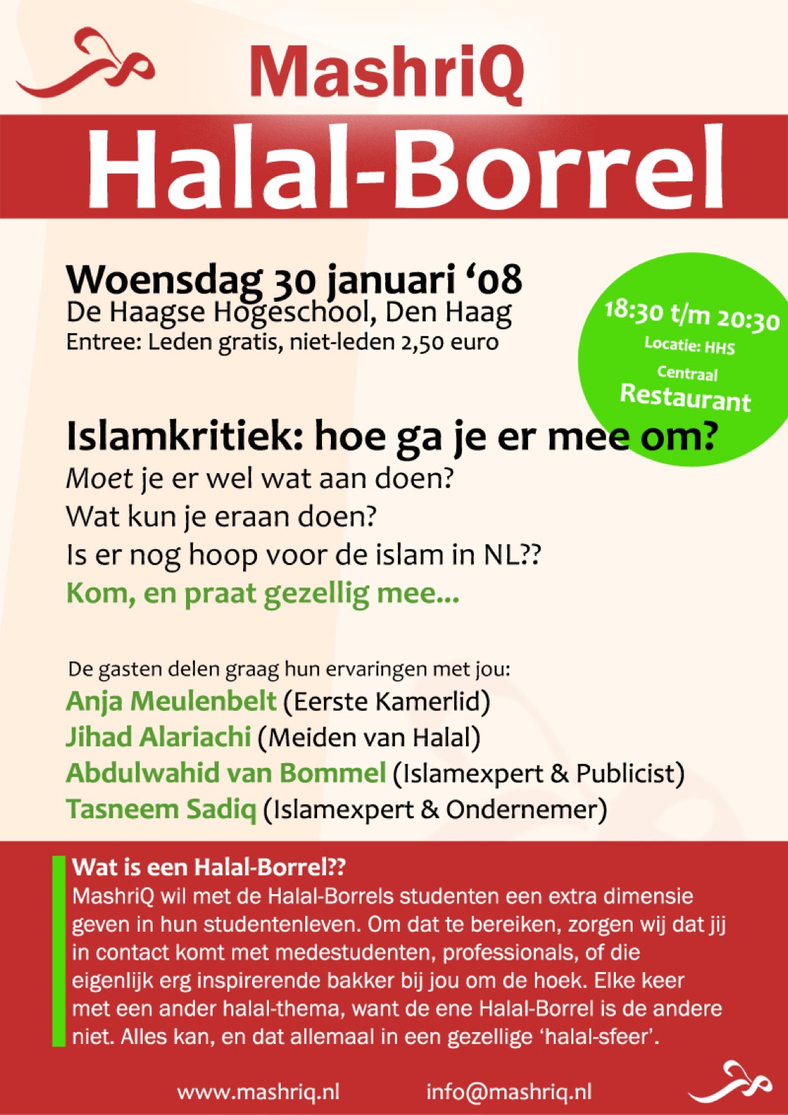 Halal Borrel #3 - Islamkritiek, hoe ga je er mee om?