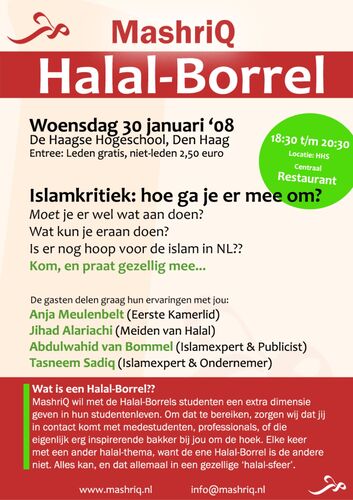 Halal Borrel #3 - Islamkritiek, hoe ga je er mee om?