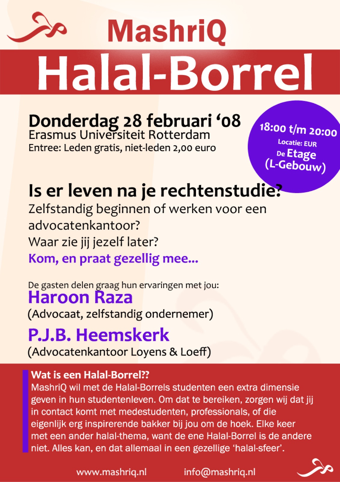 Halal Borrel #4 - Is er leven na je rechtenstudie?