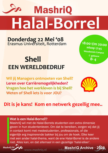 Halal Borrel #6 - Shell: verslag