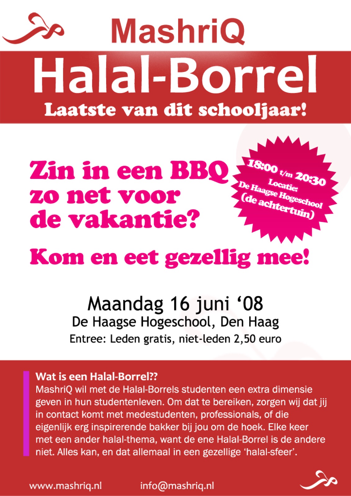 Halal Borrel #7 - BBQ, jaarafsluiting 2008