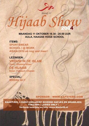 Hijaab Show 2004 - Vrouw in de Islam