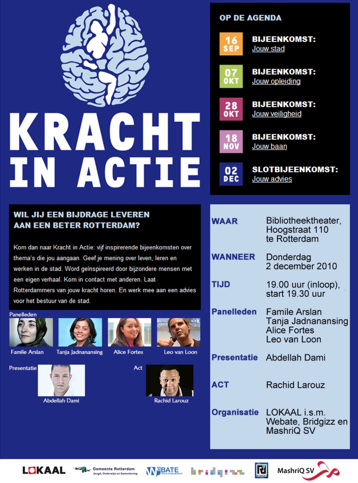 Kracht in Actie - programmaposter