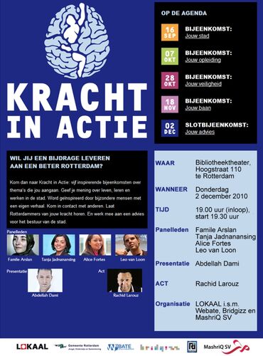 Kracht in Actie - programmaposter