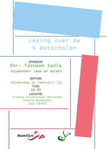 Lezing over de vier wetscholen