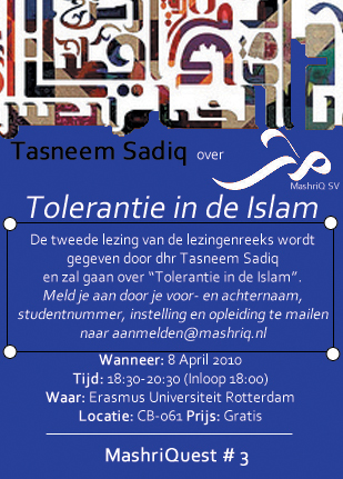 MashriQuest #3 - Tolerantie in de Islam