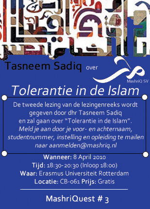 MashriQuest #3 - Tolerantie in de Islam