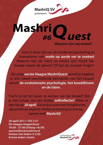 MashriQuest #6 - Waarom zijn wij wreed?
