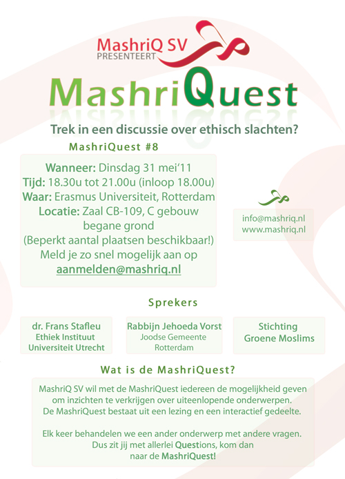 MashriQuest #8 - Ethisch slachten
