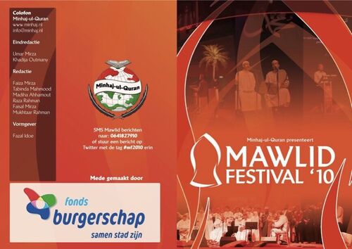 Mawlid Festival 2010 — programmaboek