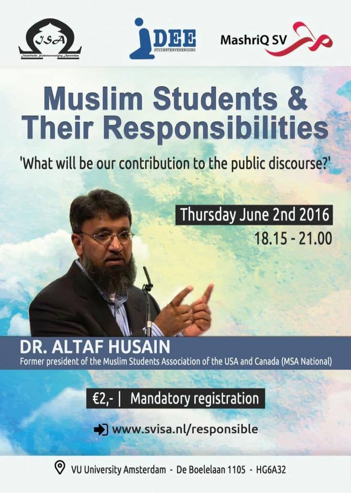 Muslim Students & Their Responsibilities - dr. Altaf Husain