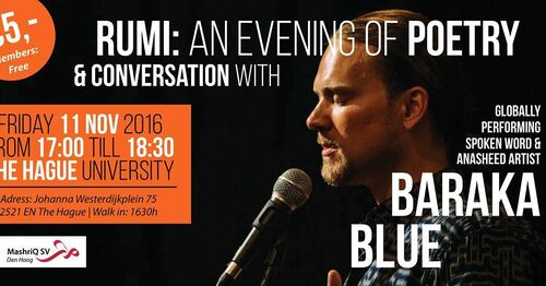Rumi — an evening of poetry & conversation with Baraka Blue — afbeelding 2 van 2