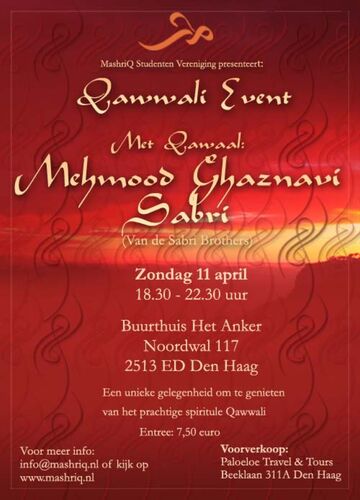 Qawwali Event - Mehmood Ghaznavi Sabri